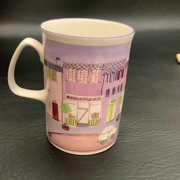 Rose Of England Bone China 10 Ounce 4 Inches Tall Original Design Couture Bistro - Picture 2 of 5